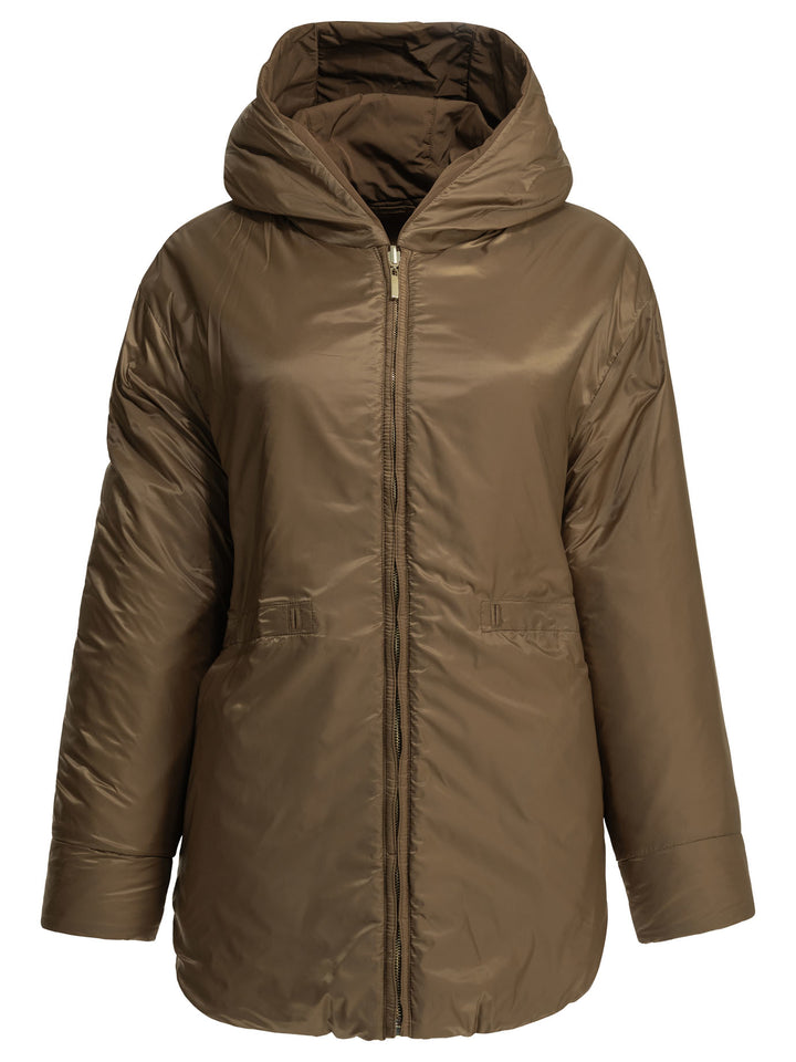 Max Mara The Cube Reversible Water-Repellent Parka Jackets and Coats - Brown | 955b7c956ed0fc2cbb91a0b9f0aadba85a1be7ab