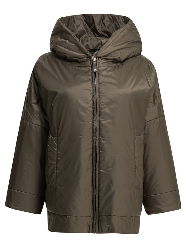 Water-Repellent Padded Jacket Jackets And Coats Brown