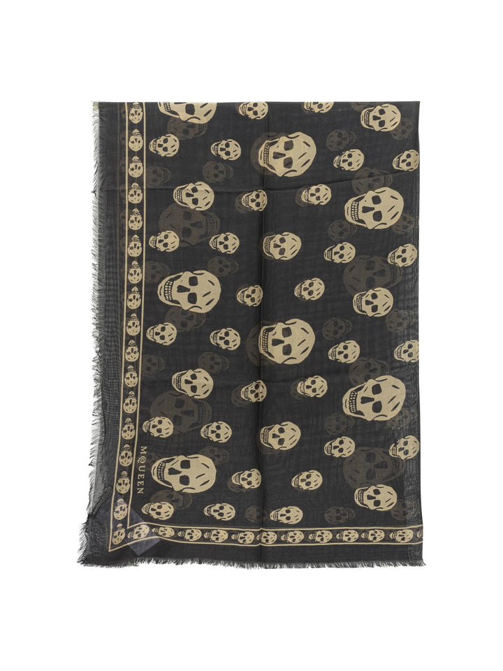 Mcqueen Scarves & Silk Scarves Sciarpe & Foulard - Black | 669e28dd82985461f6fb46b82533e80ca0a09940