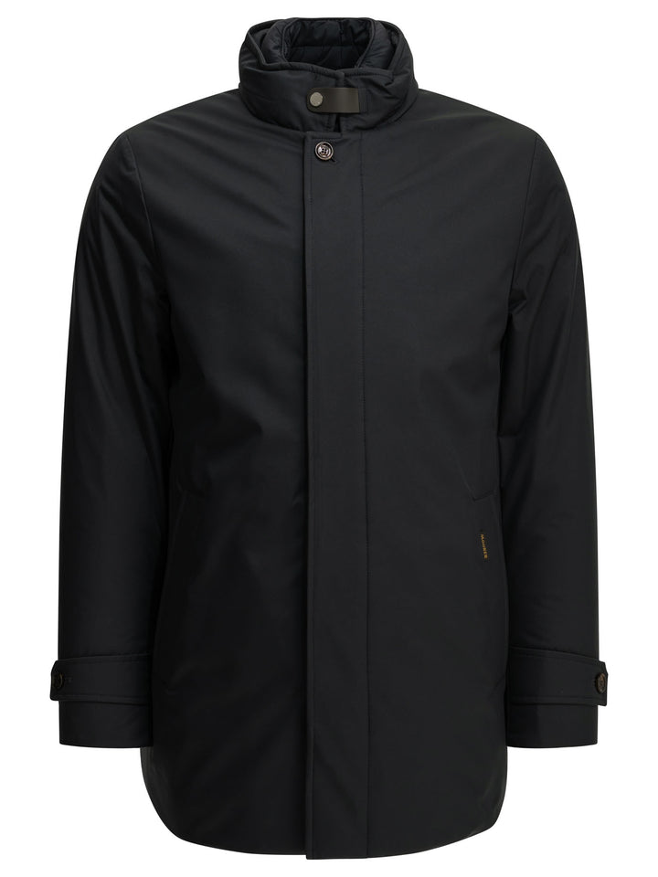 Moorer Mougi Jackets and Coats - Blue | 40be5895f021d55e53e7771afd1ca6f7e69440a4