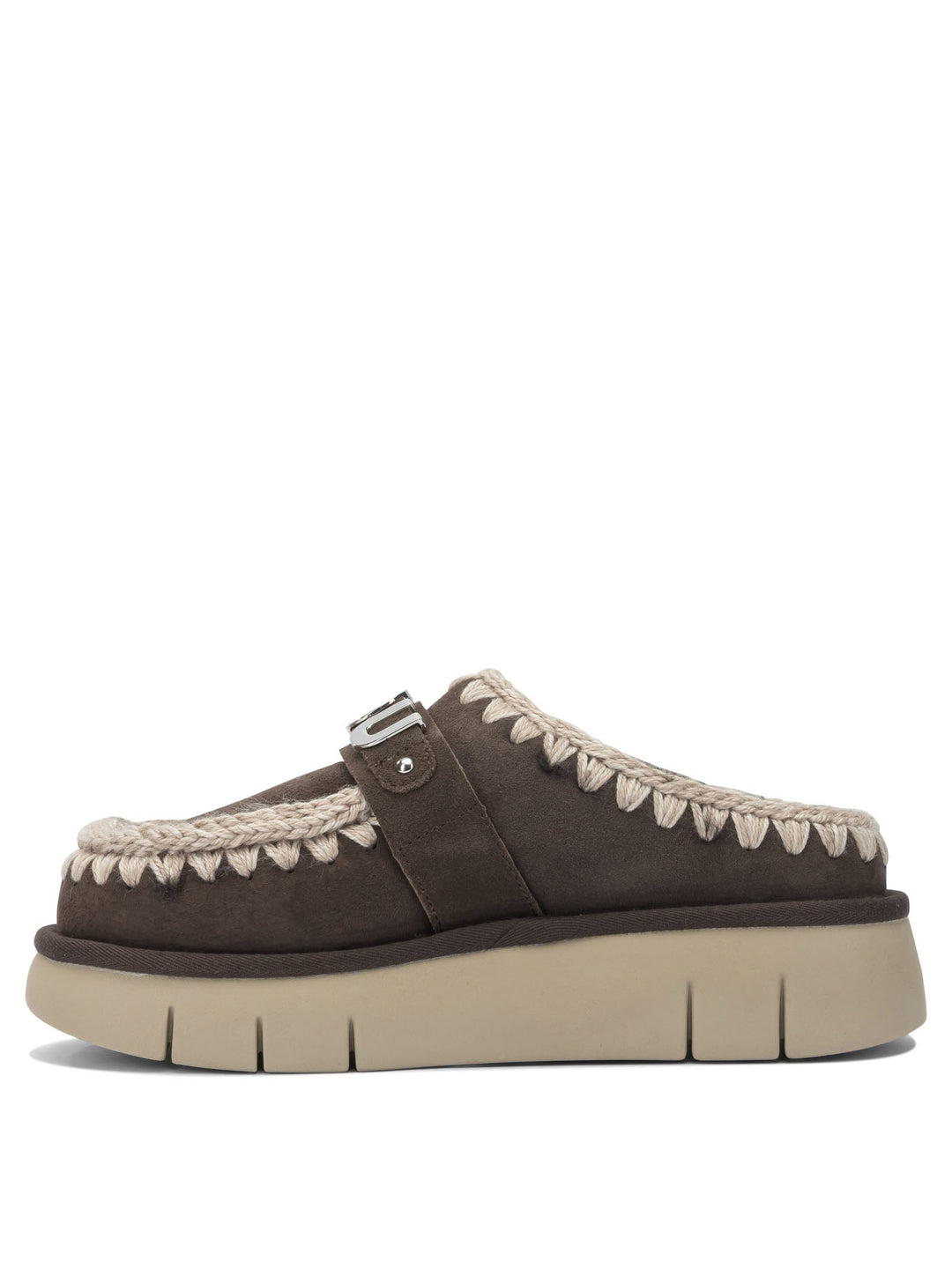 Mou  Loafers & Slippers - Brown | f4653ca5bc5668dcf57fa85274013a1293e0cd29