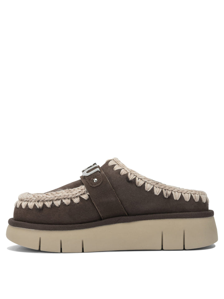 Mou  Loafers & Slippers - Brown | f4653ca5bc5668dcf57fa85274013a1293e0cd29