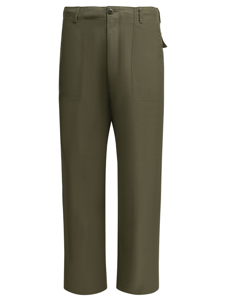 Nanamica Baker Trousers - Green | 59773c2a95f887de527d1afaec5295095a5e69a3