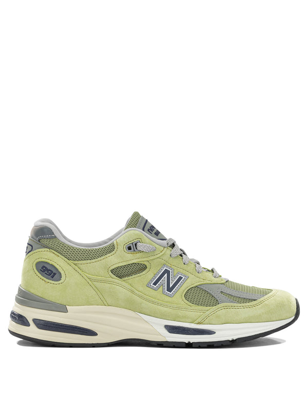 Made In Uk 991v2 Summer Brights Sneakers & Slip-On Green