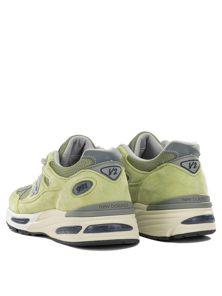 New Balance Made In Uk 991v2 Summer Brights Sneakers & Slip-On - Green | bba5b48718b9103f058f9b7b2ea45764035c3a84