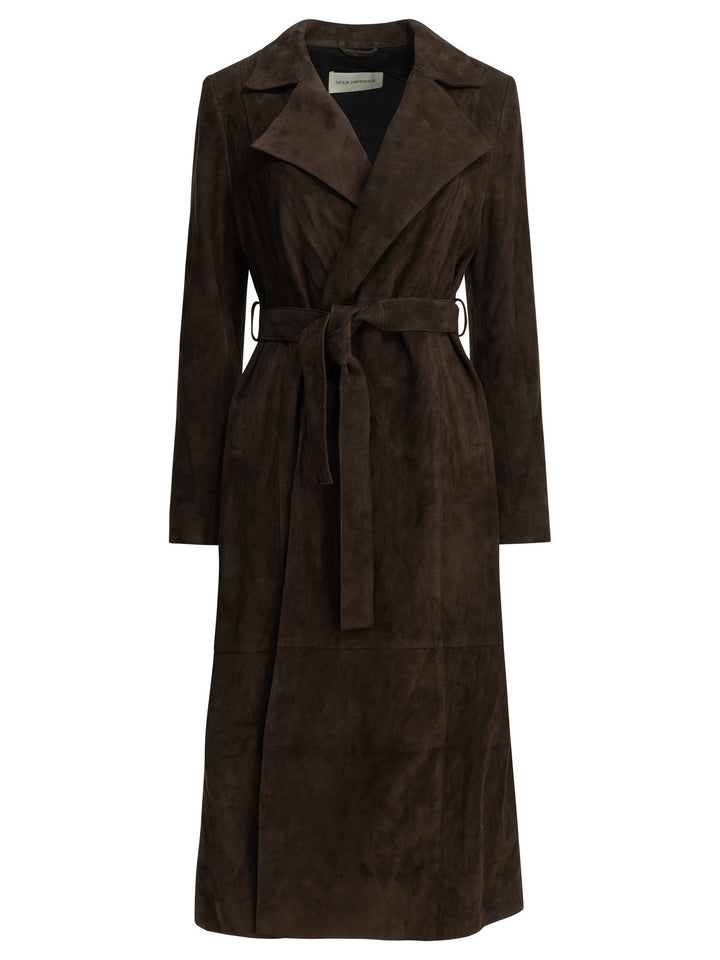 Nour Hammour Winona Jackets and Coats - Brown | 8578923a6262380f5e463680ee7fbb7f03573001