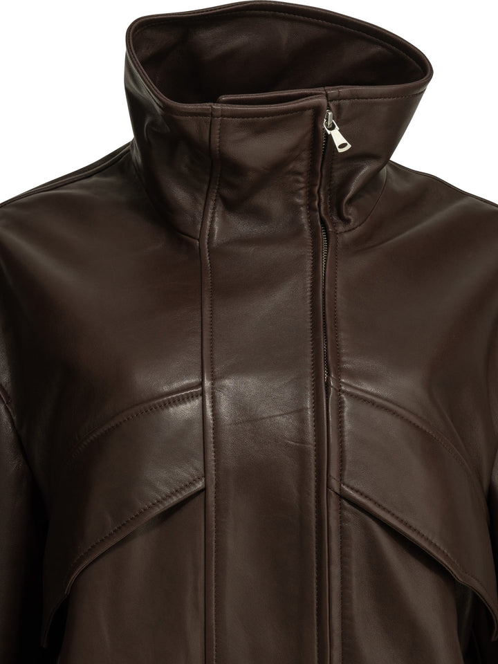 Nour Hammour Roland Jackets and Coats - Brown | 1f87cec80fa841d72fabec9d447ee230dd483e30