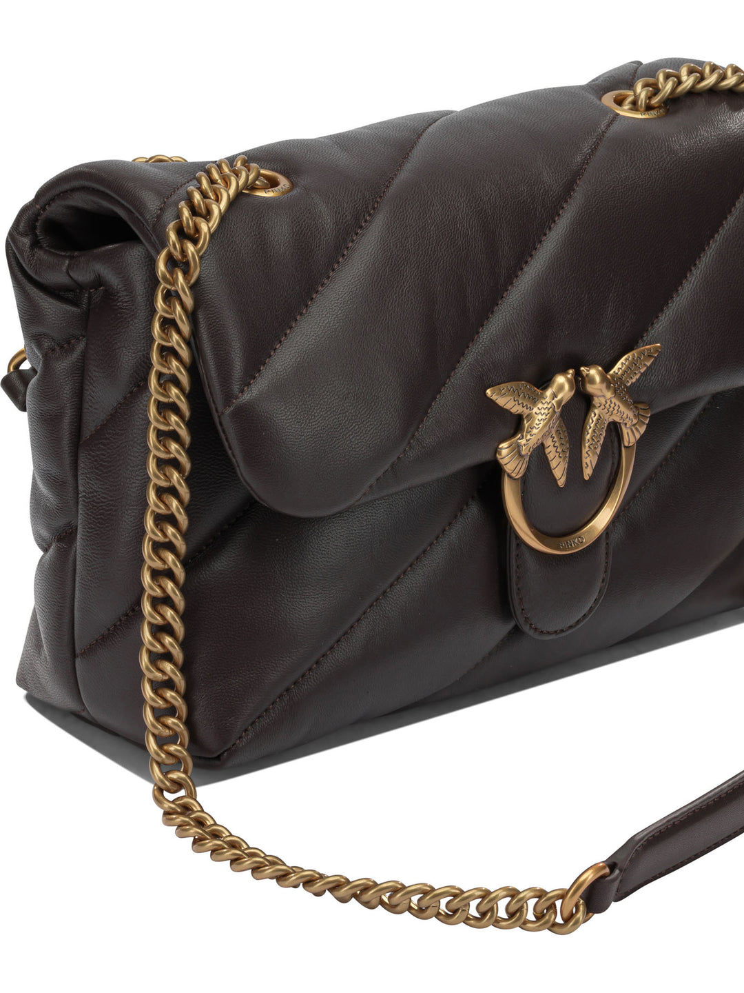 Pinko  Crossbody Bags - Brown | f1ce5a6b13ba790136df8048b25773191332bbf1