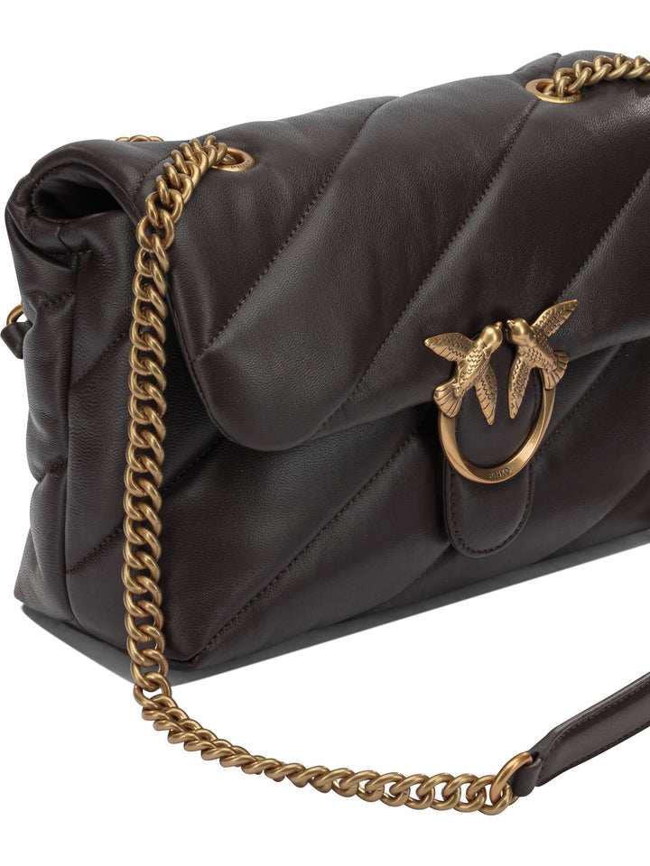 Pinko  Crossbody Bags - Brown | f1ce5a6b13ba790136df8048b25773191332bbf1