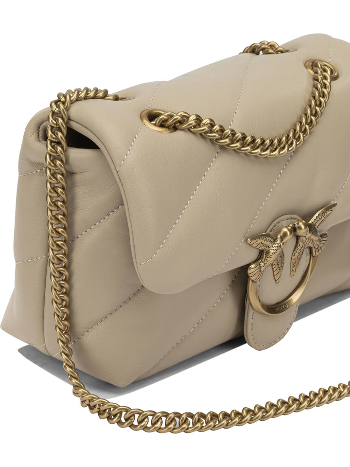Pinko  Crossbody Bags - Beige | 5de49fa44d161a9e18393400ee07bdf665b6e4f7