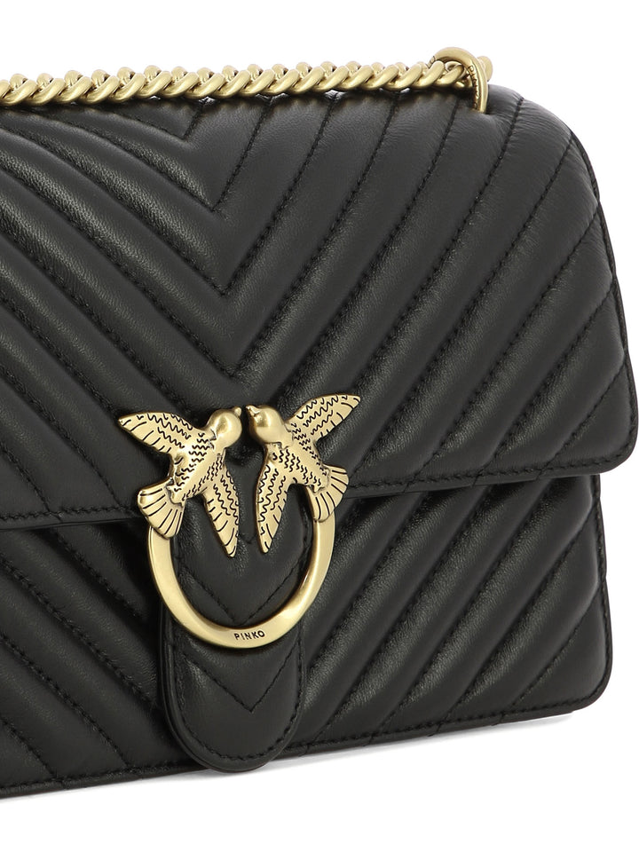 Pinko  Crossbody Bags - Black | 384a59a0c55620aa3293a7ae8c91eef88a7cfff3