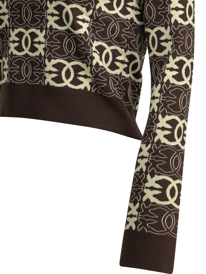 Pinko  Knitwear - Brown | 643338b05849fa58dfe701c277f4a089237bf98c