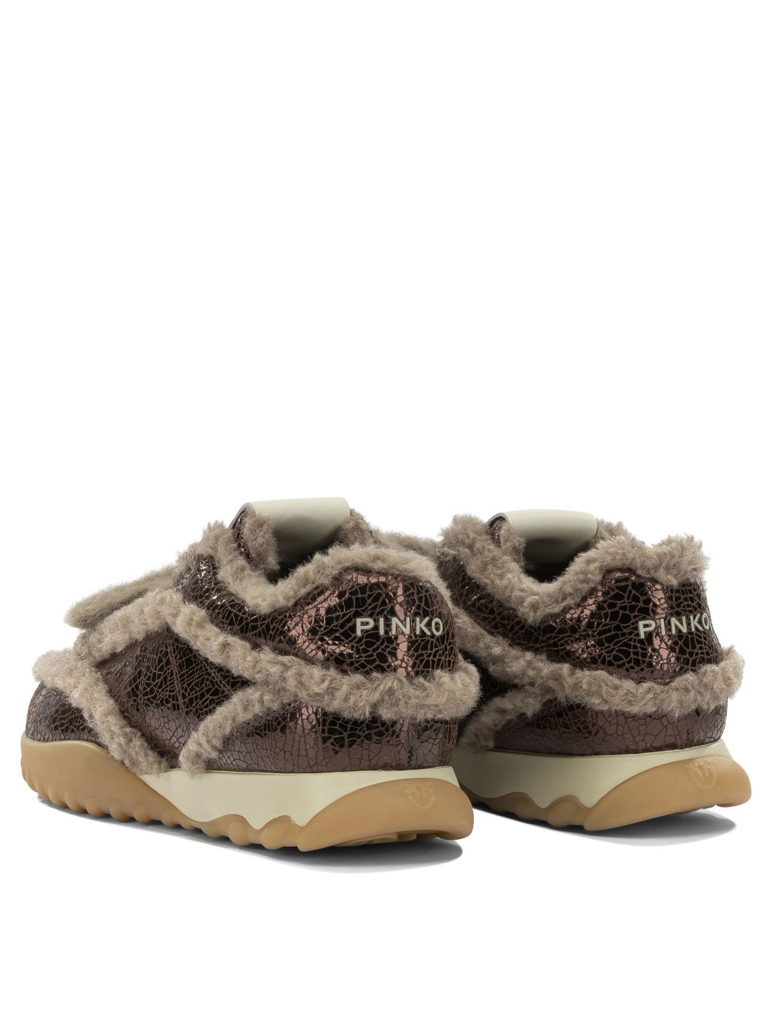 Pinko  Sneakers & Slip-On - Brown | a0964b85f7b8f2d7de5cd477b54d70998693fbc7