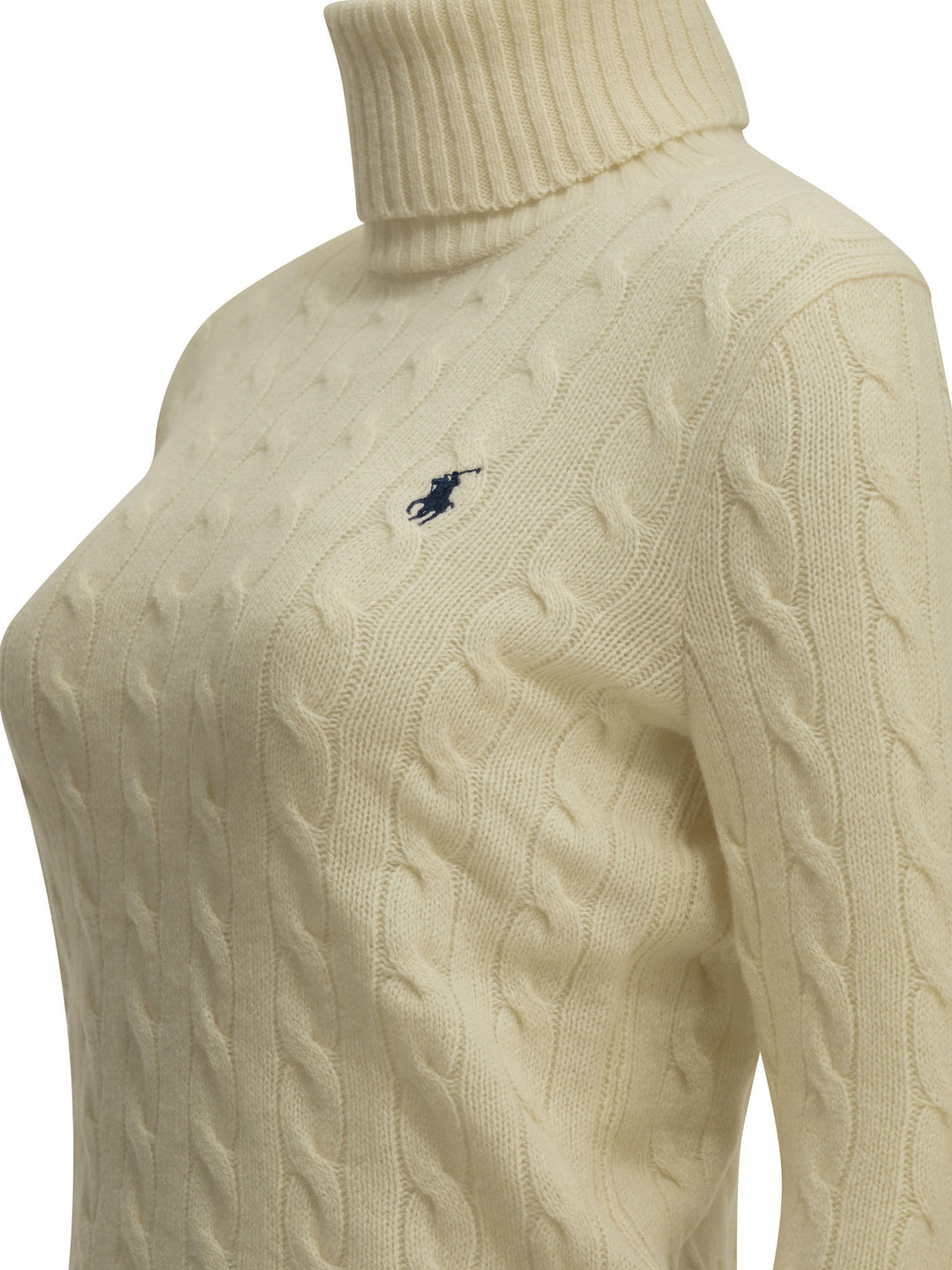 Polo Ralph Lauren Turtleneck Sweater With Logo Knitwear - White | 626682a0a586891b8bad84de63988fe8237edc3a