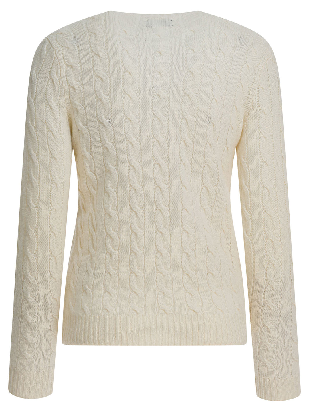 Polo Ralph Lauren Crewneck Sweater With Logo Knitwear - White | cc1ee5b2f6b4edb6d7dad2e198d5312cb790b104