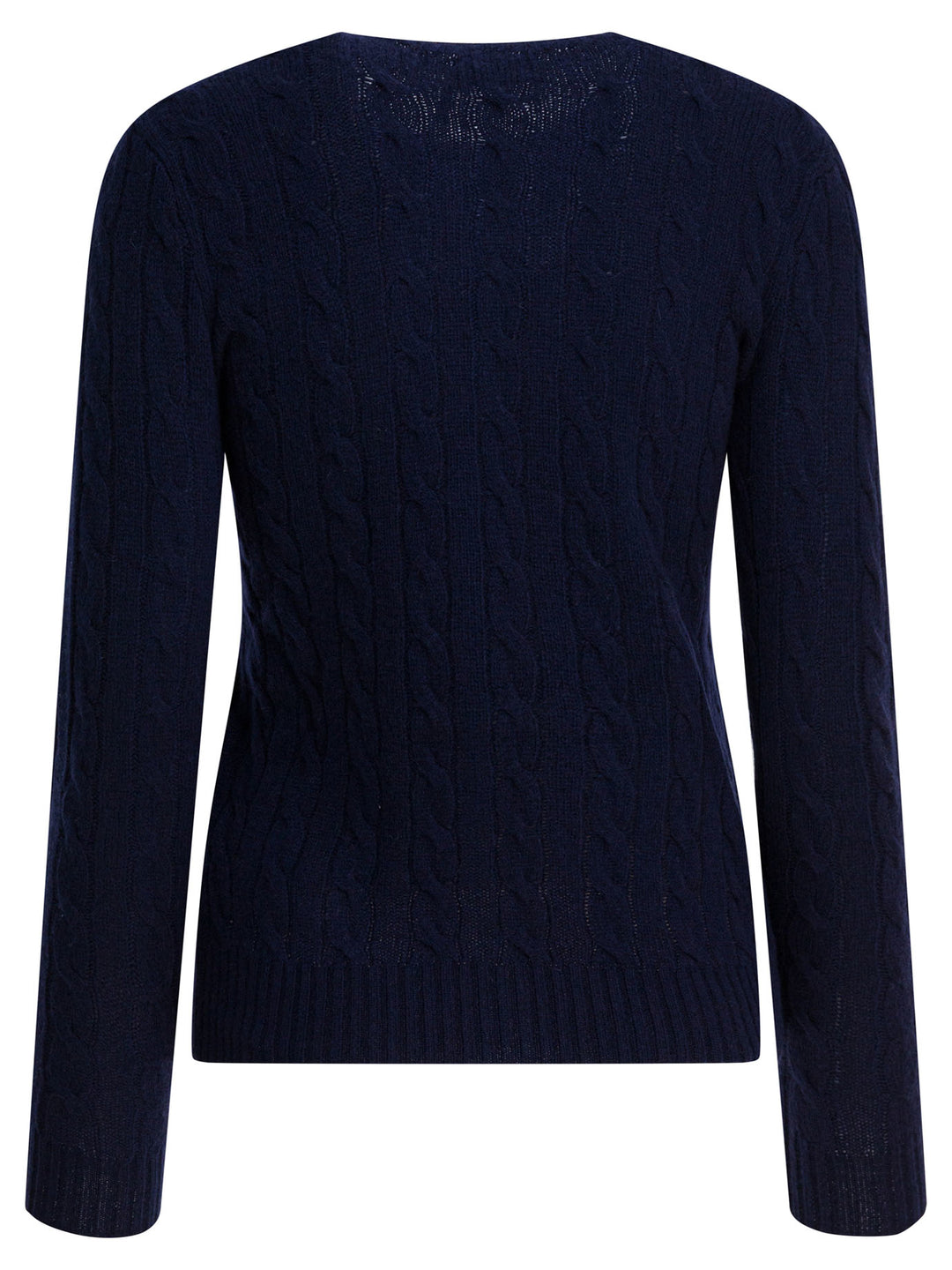 Polo Ralph Lauren Crew-Neck Sweater With Logo Made Of Wool And Cashmere Knitwear - Blue | 6f96dbaf31f94dd77ef49a83ae53389197c6b351