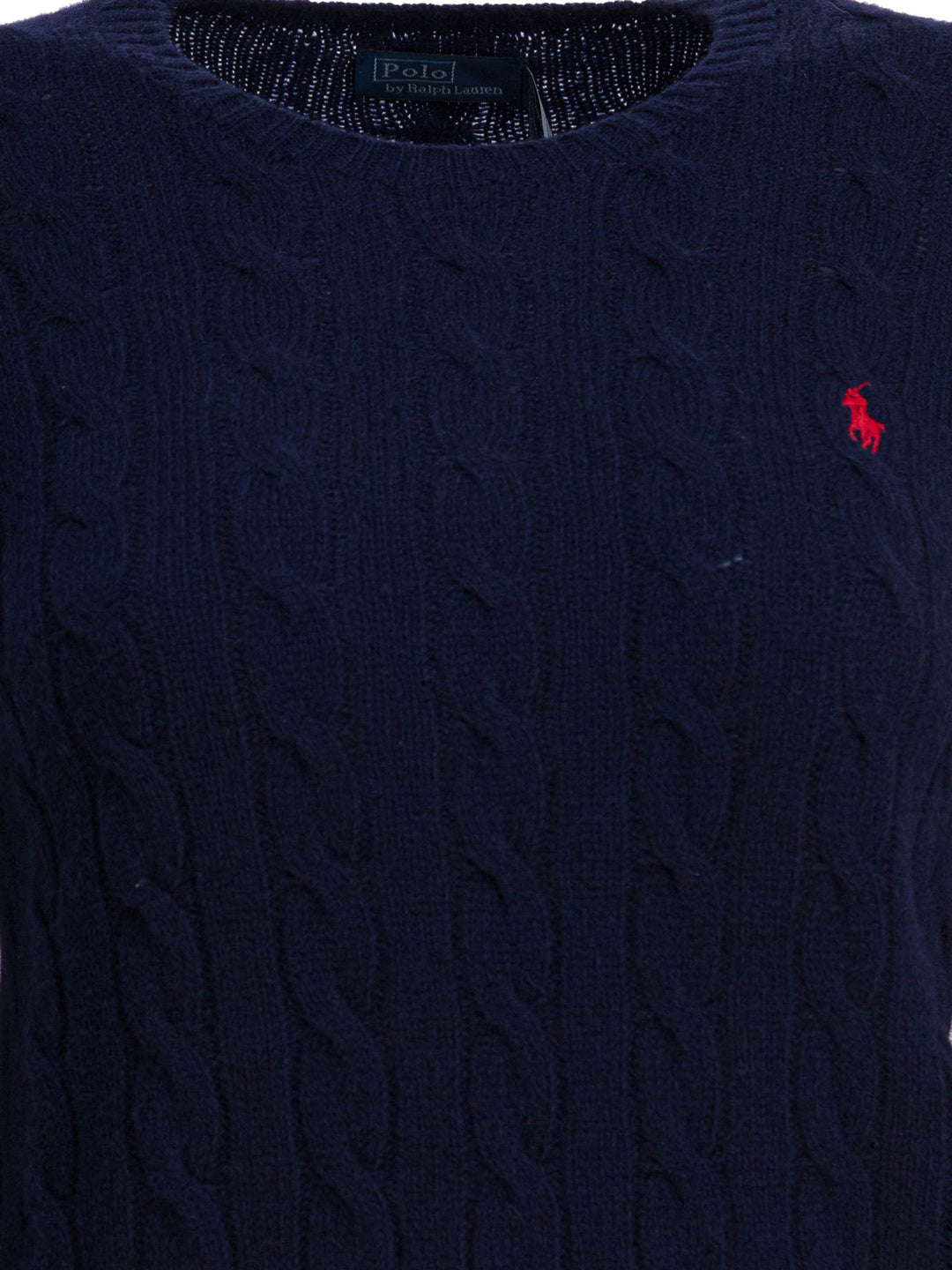 Polo Ralph Lauren Crew-Neck Sweater With Logo Made Of Wool And Cashmere Knitwear - Blue | 64ef90529d3099205093cfa5f40c88bcfce54f82