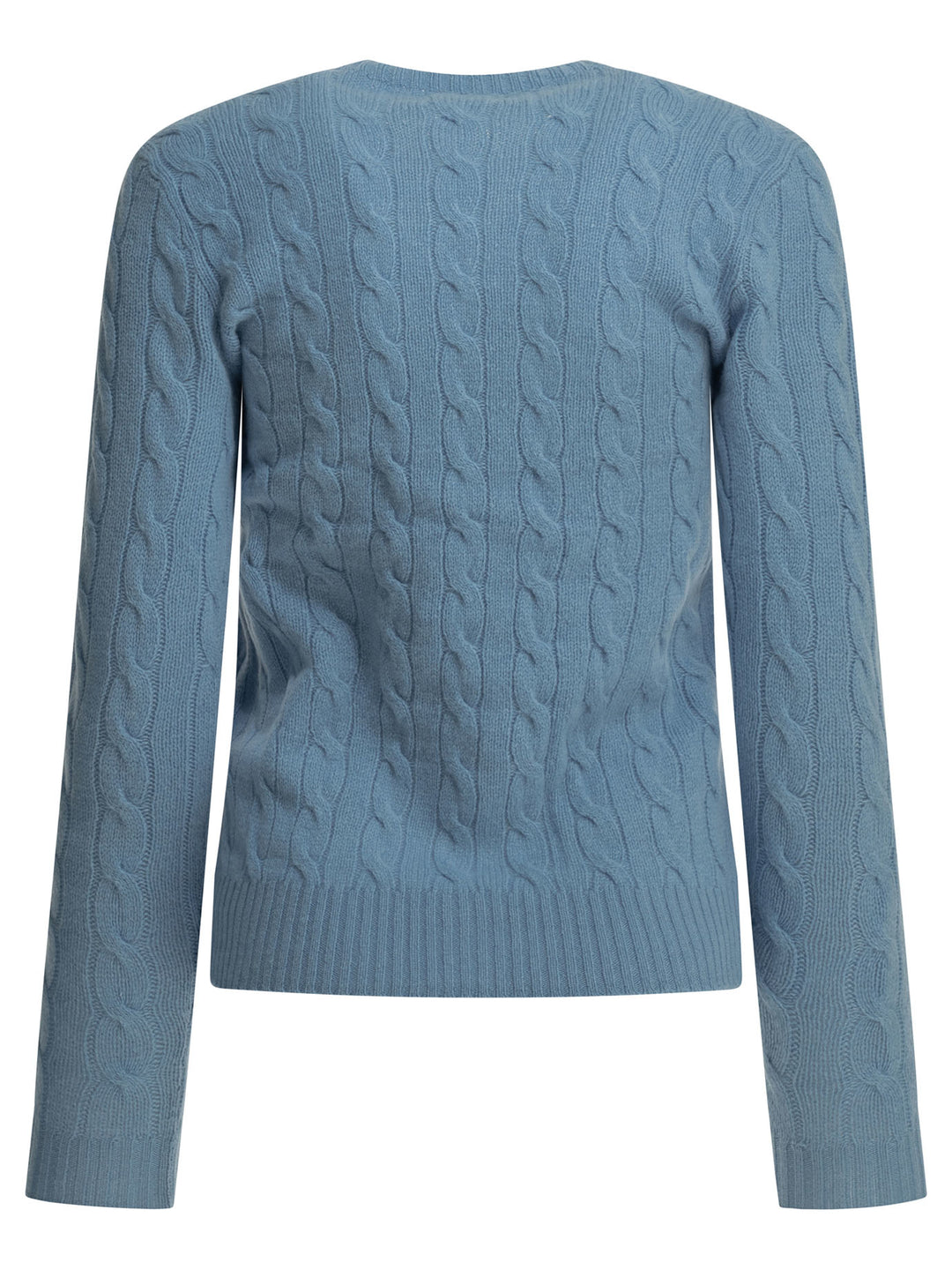 Polo Ralph Lauren Crew-Neck Sweater With Logo Knitwear - Light blue | ce092d2ee7cbe00104f3ff162a7e587dba34bdc4