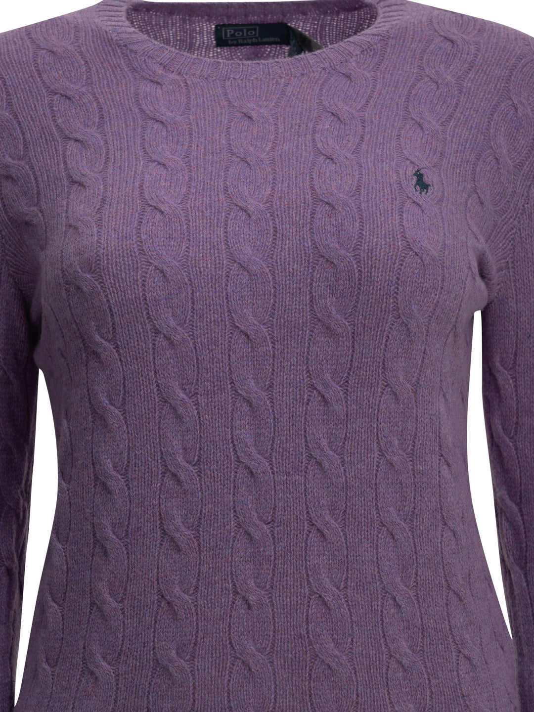 Polo Ralph Lauren Crew-Neck Sweater With Logo Knitwear - Purple | df1c3fc9148b19e67299b6c35b23e7d1f72182b6