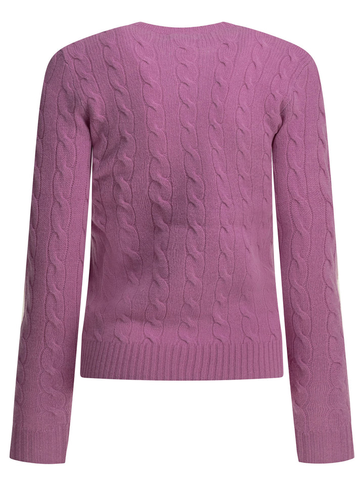 Polo Ralph Lauren Crew-Neck Sweater With Logo Knitwear - Fuchsia | df6a72c0f69350233be4fe1babb6b6a6a95fec19
