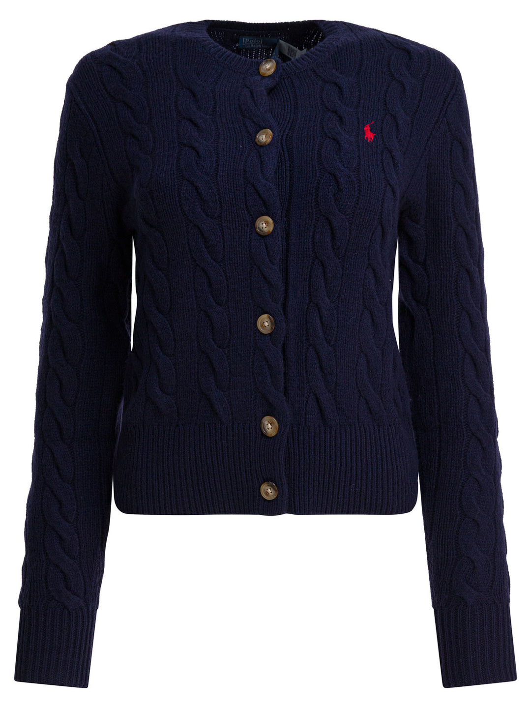 Polo Ralph Lauren Wool And Cashmere Cardigan With Logo Knitwear - Blue | 1d14ca587e1e3175b17371354535b63c10dc0761