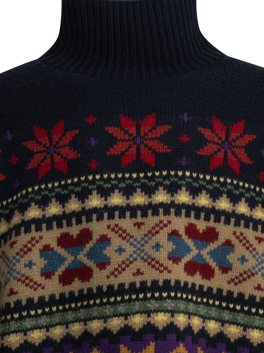Polo Ralph Lauren Wool And Cashmere Turtleneck Sweater Knitwear - Blue | 1a546e9592af41aaa79f3973be1a4c1185ea1dda