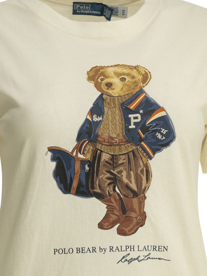 Polo Ralph Lauren Polo Bear T-shirts - White | 8411df30671ae530597ec5bf86633e37063eed95