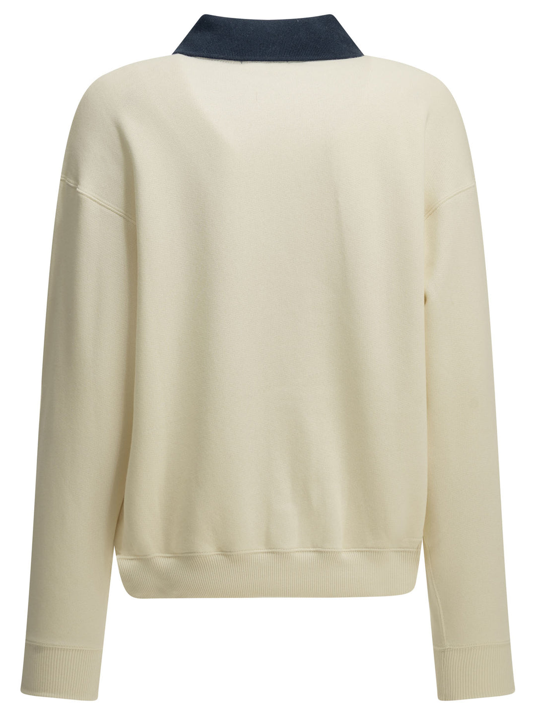 Polo Ralph Lauren Sweatshirt With Polo Collar And Logo Sweatshirts - White | 296b85eae27d68a6be6757382d331a39d7ecbd75
