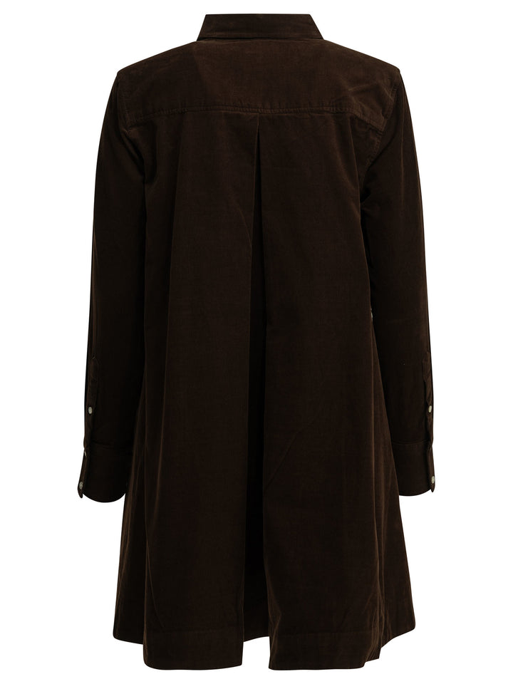 Polo Ralph Lauren Short Shirtdress Dresses - Brown | fa841fdc4e4e994e586d2f75721037a1da9523c6