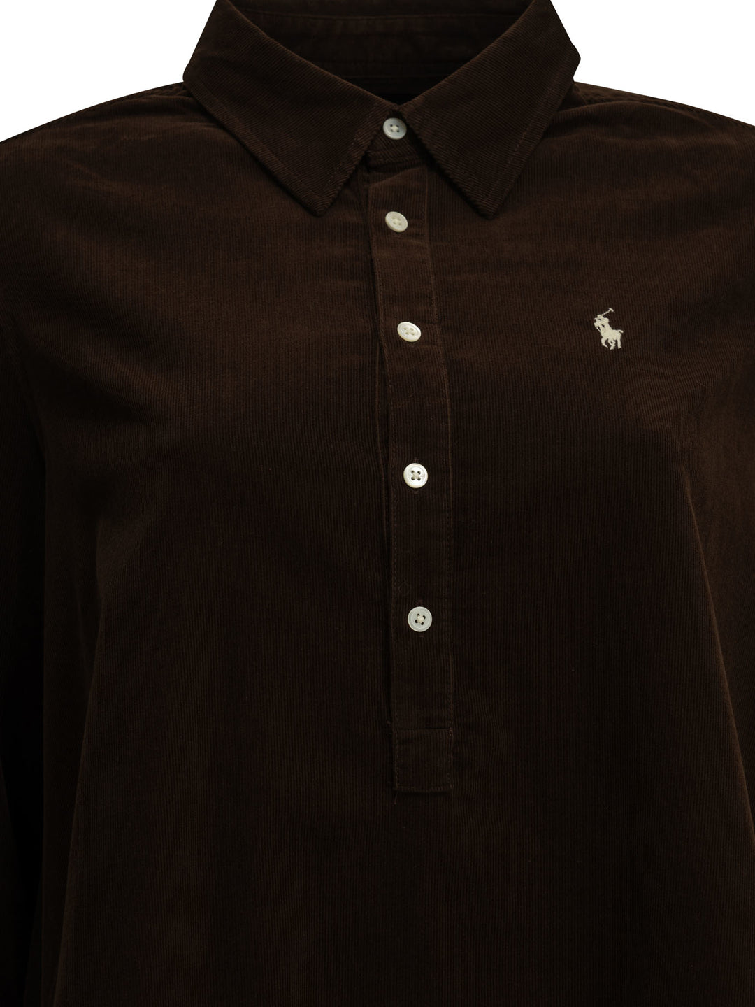 Polo Ralph Lauren Short Shirtdress Dresses - Brown | c73eef4e281717cca76e2073825a6b93bb6b383f