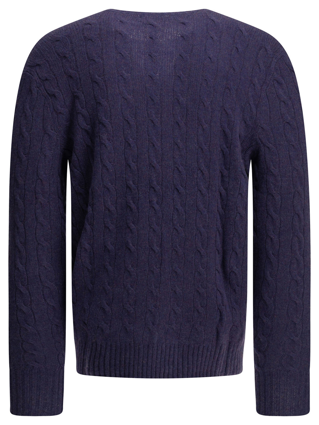 Polo Ralph Lauren Crew-Neck Sweater With Logo Knitwear - Purple | 764342696945a12eee8669fc0e99a1eaa0d5f05c