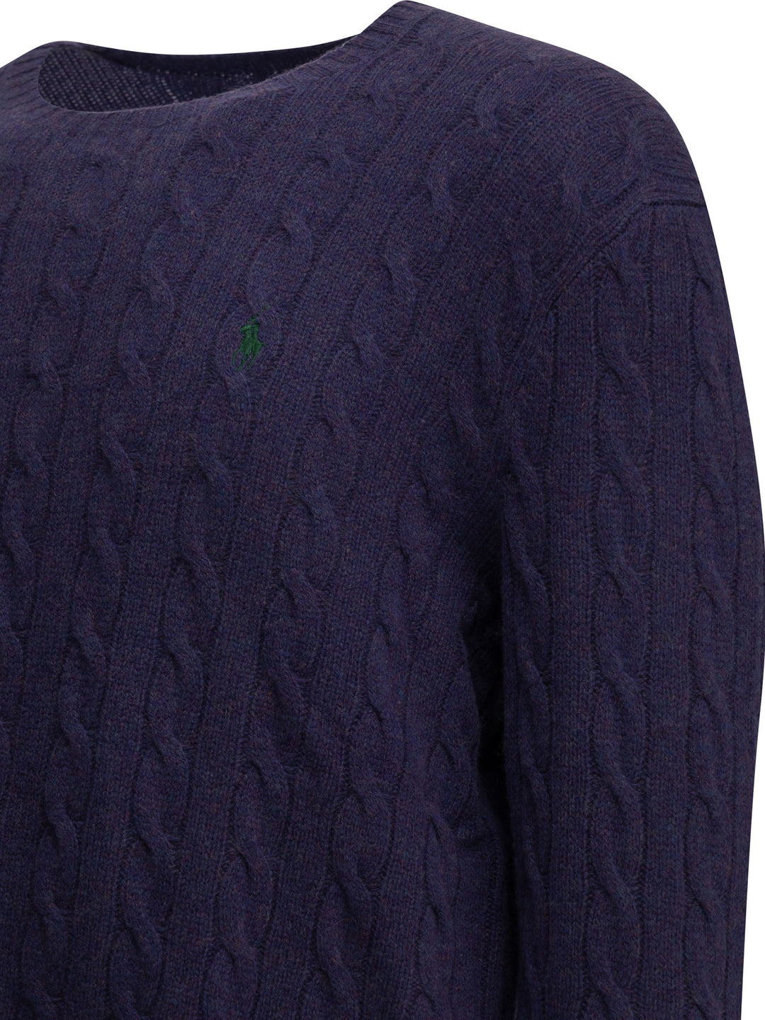 Polo Ralph Lauren Crew-Neck Sweater With Logo Knitwear - Purple | 7fc2afb27c8ed3dc2dfe9791232770e21f4f750a