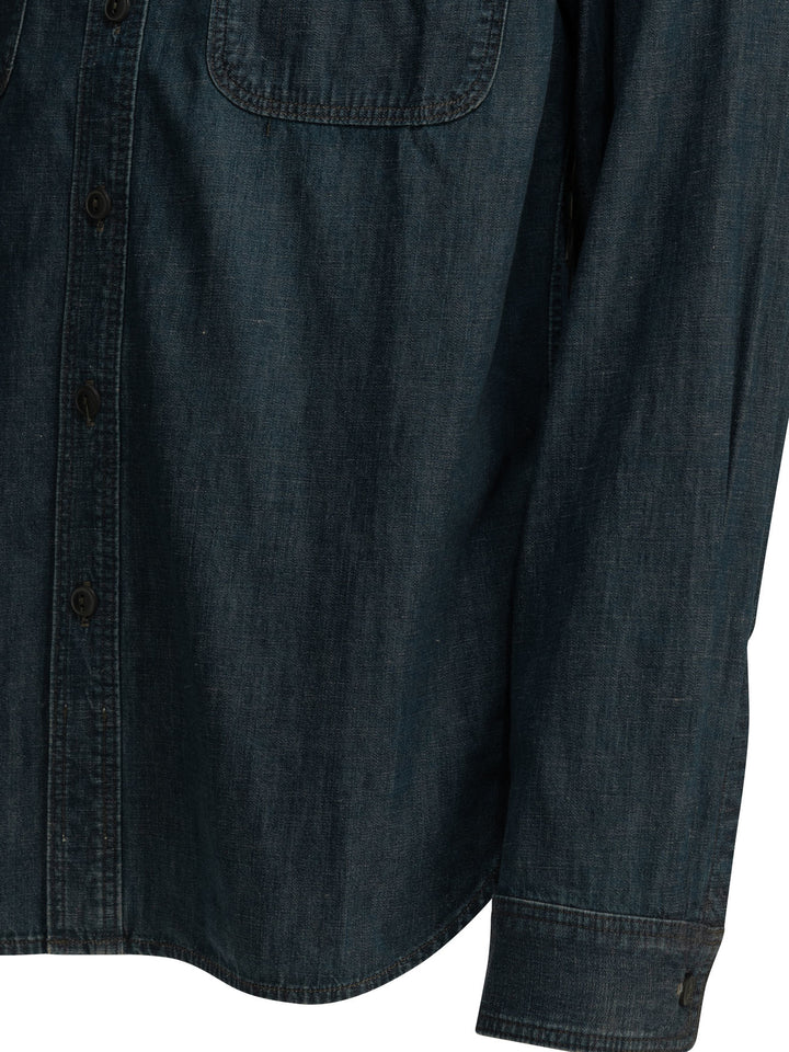Rrl By Ralph Lauren Casual Denim Shirt Shirts - Blue | 604f85e265bf94275350b2d0195c62b19ef883c0