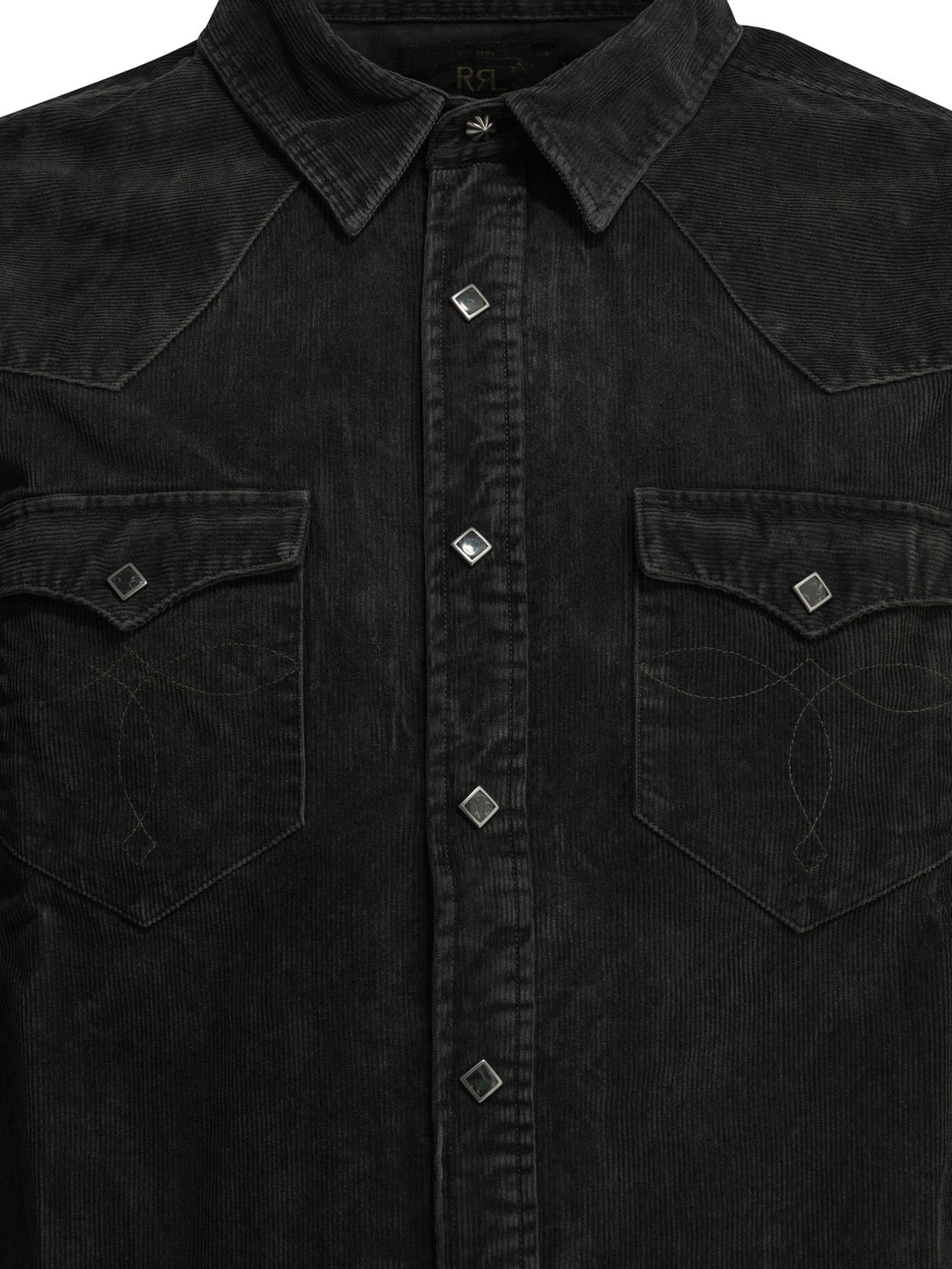 Rrl By Ralph Lauren Casual Corduroy Shirt Shirts - Black | 36413180e950a8895cea9f705b7400c58ad88c4d