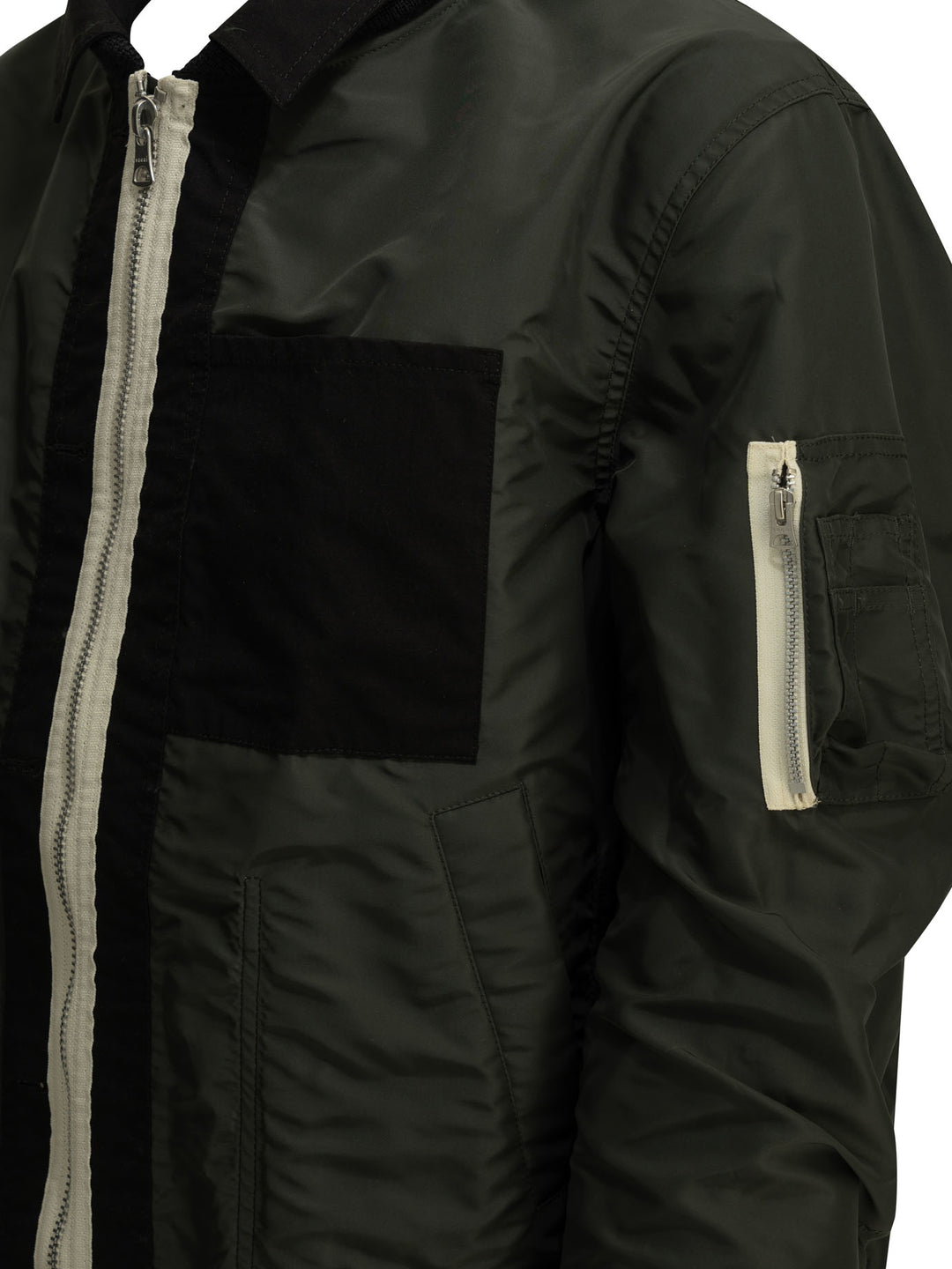 Sacai Nylon Twill X Ripstop Reversible Jackets and Coats - Black | ce1eecc488651947166bf5b8b4e6b3b38c22e971