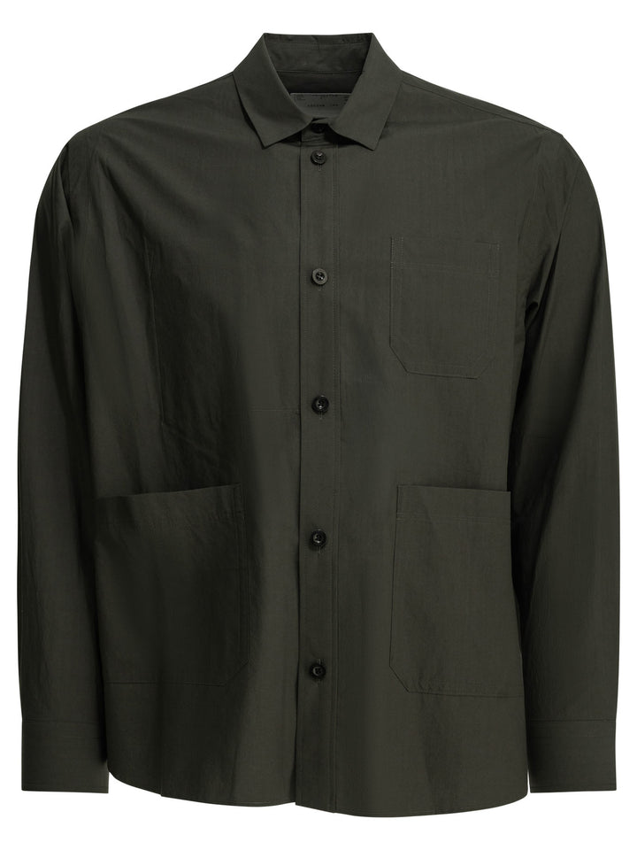 Sacai Typewriter Shirts - Green | 67af8ec436ba7aa2148b6698ac65392972f71257