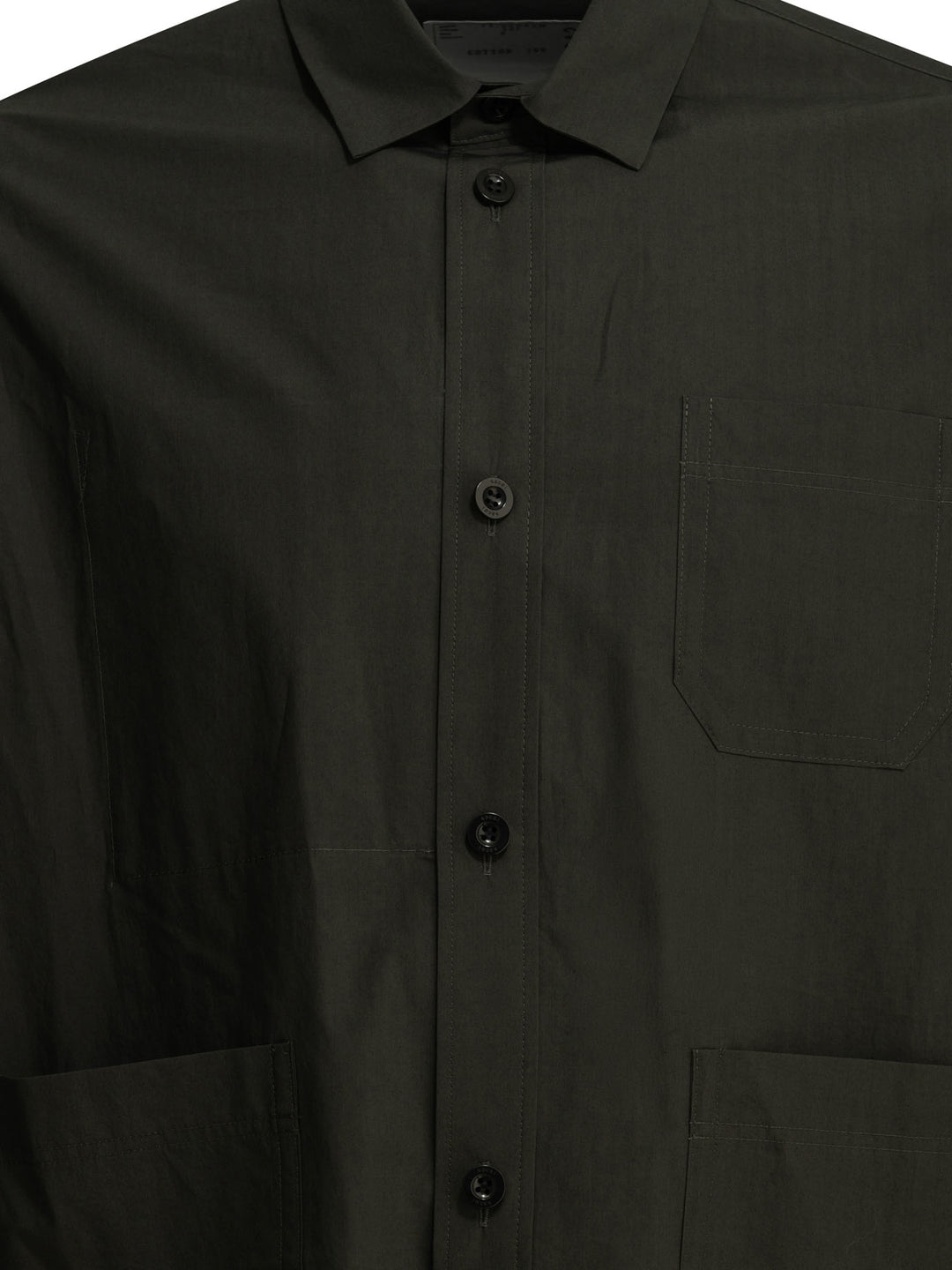 Sacai Typewriter Shirts - Green | b6b25f6ba451a962c7ea9db5e40e8198f3acf0f5