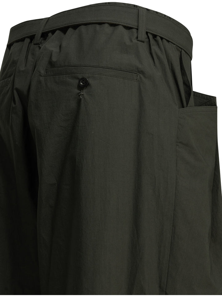 Sacai Typewriter Trousers - Green | e5eaeef261bb0c5285640ba3b3fa19d72cf75b3d