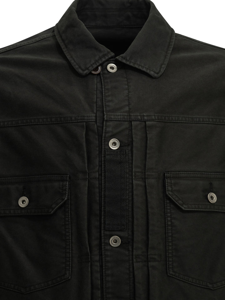 Sacai Padded Cotton Jacket Jackets and Coats - Black | 461964a1c0aa5a34bf5e91c7534c78c9407cdc1d