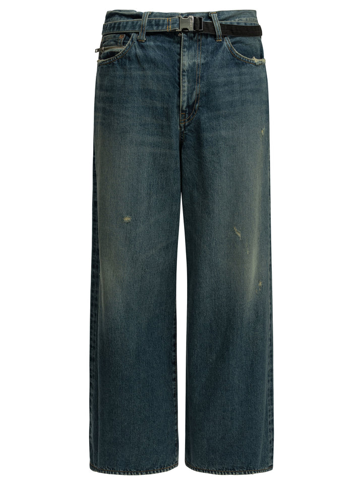 Sacai Beyondexx Jeans - Blue | 69757069528933faab10d2dc82df29b4b3638ed4
