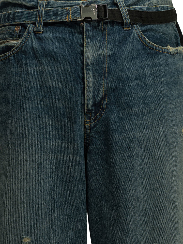 Sacai Beyondexx Jeans - Blue | 340bea1eae22aef2fe447ab54dd7b7d989cadf17