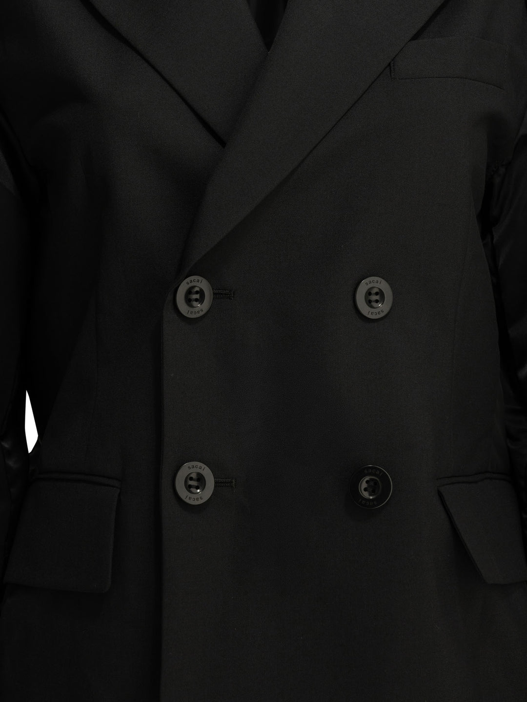 Sacai X Nylon Jackets and Coats - Black | add653290eea1237160f4dc9df9b605e3d0c0dbb