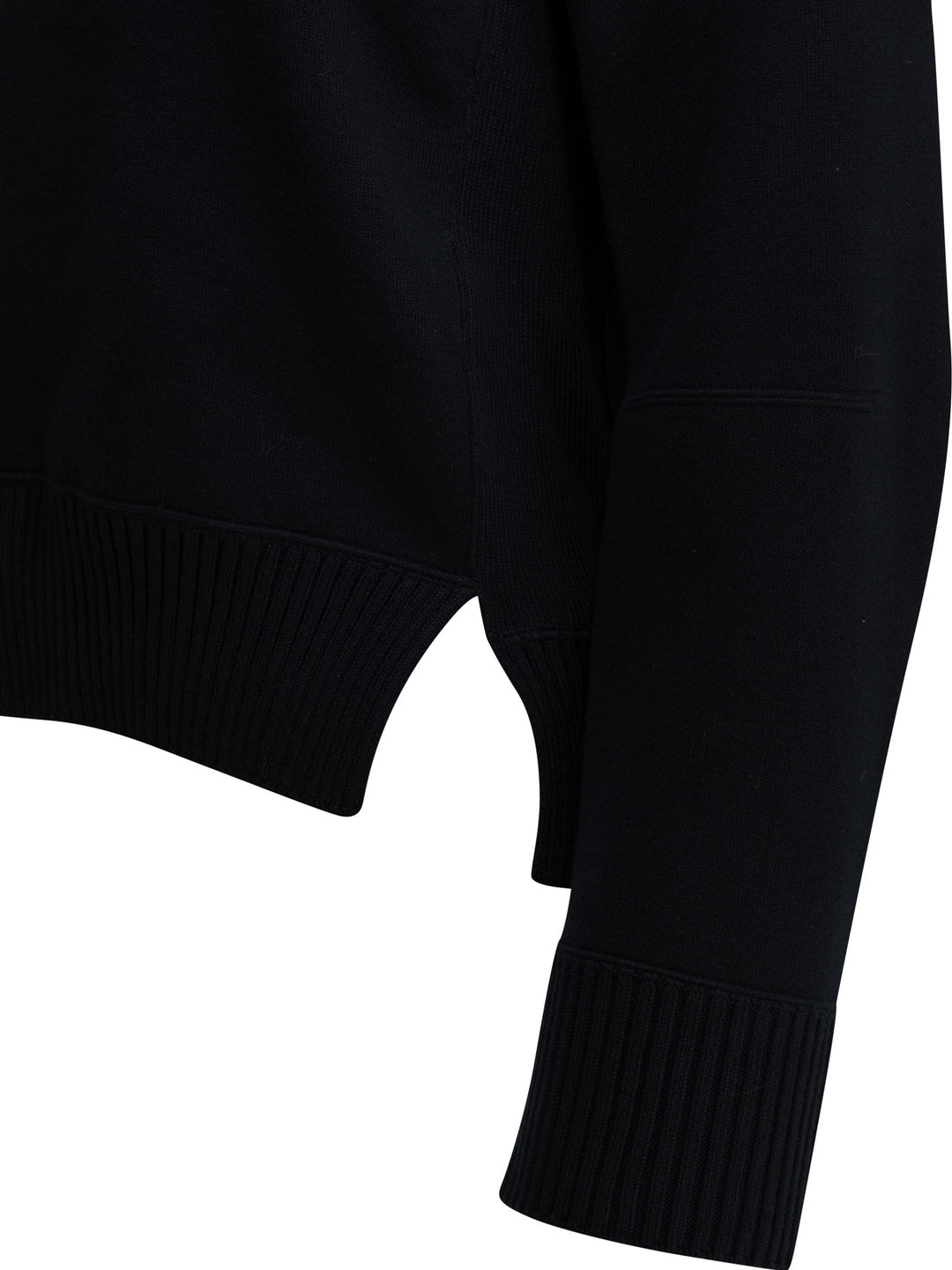 Sacai Crew-Neck Sweater Made Of A Cotton-Cashmere Blend Knitwear - Blue | 36f0708d66c114cac8612085cb96626d81122710