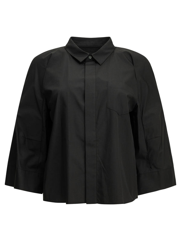 Poplin Shirts Black