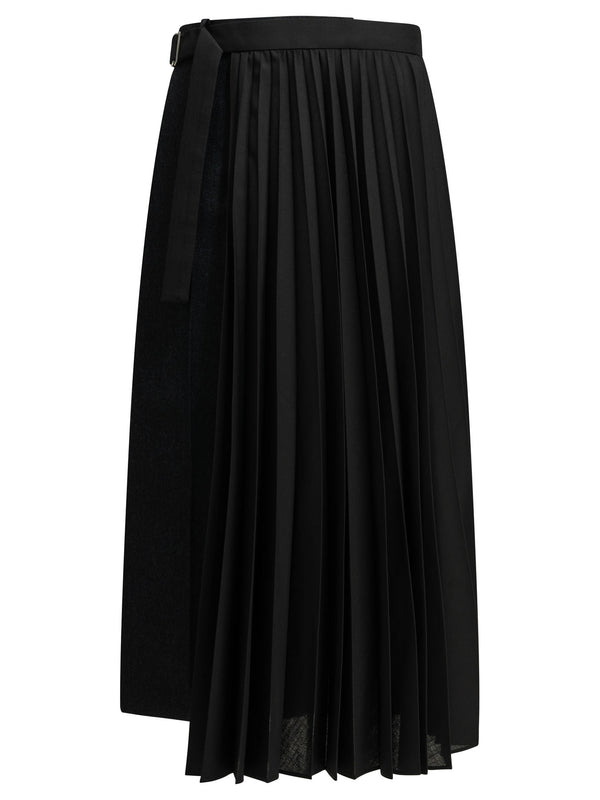 Pleated Skirts Blue