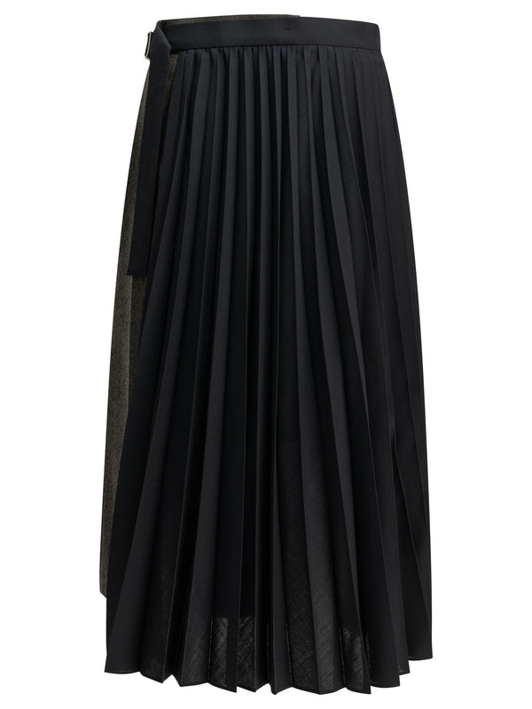 Pleated Skirts Brown
