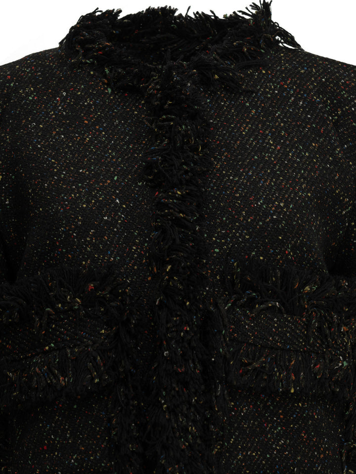 Sacai Nep Jackets and Coats - Black | f5eb63a3ccd40858db52518ace58701e7dbe8a2d
