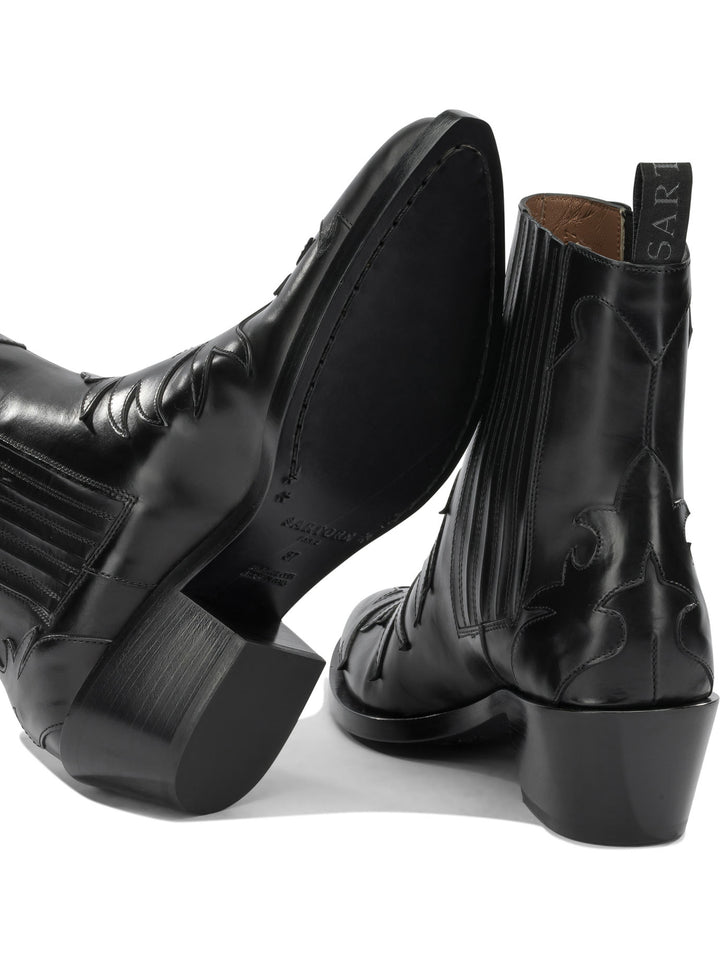 Sartore Parma 45 Mm Boots and Ankle Boots - Black | 5125a23c884ca94bc5c6dd3cea280204ca762265