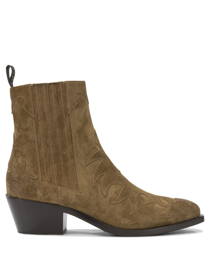 Sartore Velour 45 Mm Boots and Ankle Boots - Brown | 10cb2ce8f9bfbb1a3caa689f6401a531747555d0