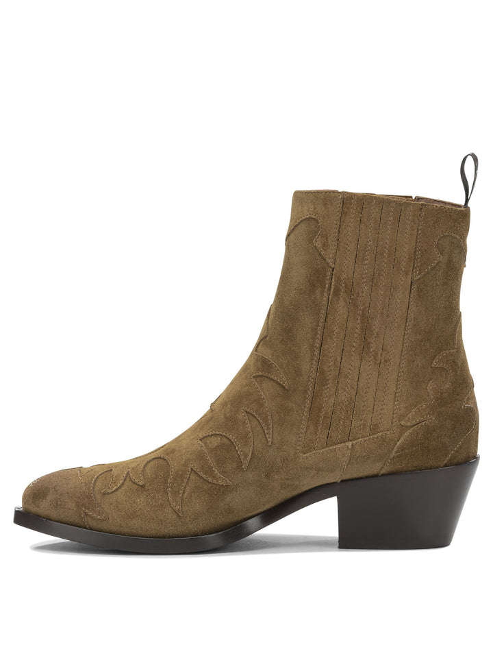 Sartore Velour 45 Mm Boots and Ankle Boots - Brown | bde7a9ee07072688a1a8beddcbc691f0ad5ad7e1